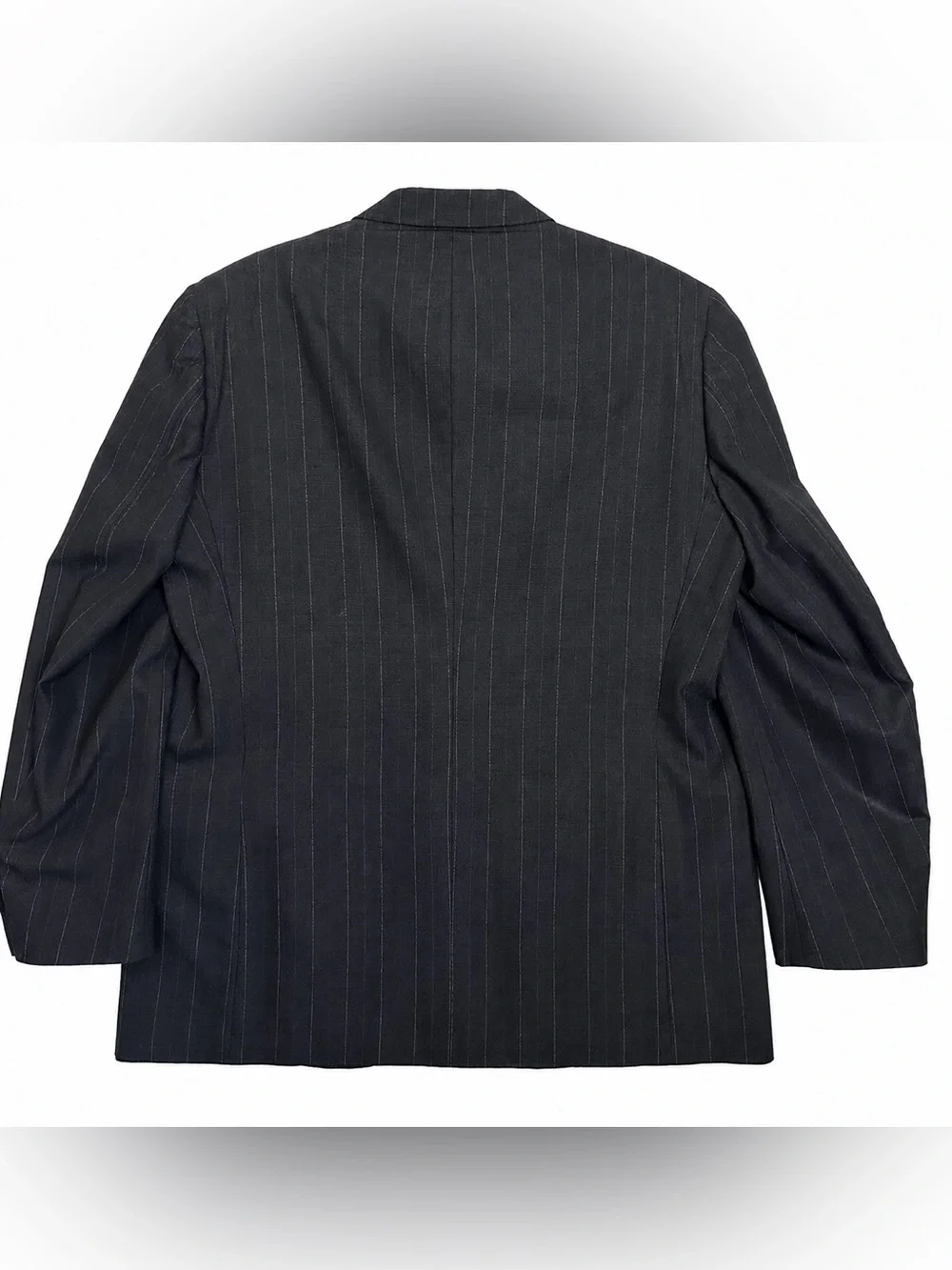 Vintage Christian Dior Monsieur Blazer Men's 44L 100% Wool Gray Pinstripe USA